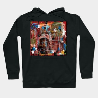 abstract work of art on a rainy and windy day Hoodie